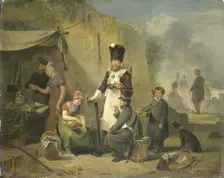 The Camp Follower, 1825-1827. Creator: Anthonie Constantijn Govaerts