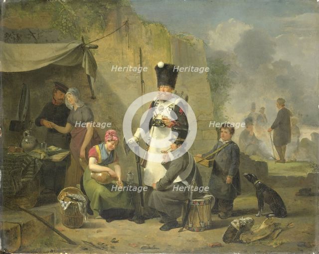 The Camp Follower, 1825-1827. Creator: Anthonie Constantijn Govaerts.