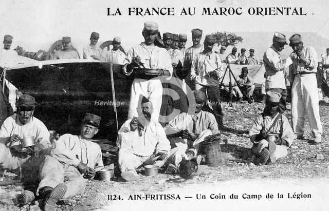 The Camp of the Foreign Legion, Ain Fritissa, Morocco, 20th century. Artist: Unknown
