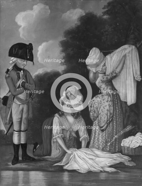 The Camp Laundry, February 14, 1782., February 14, 1782. Creator: Anon.
