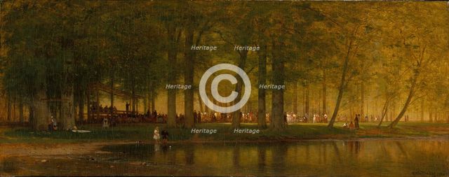 The Camp Meeting, 1874. Creator: Worthington Whittredge.