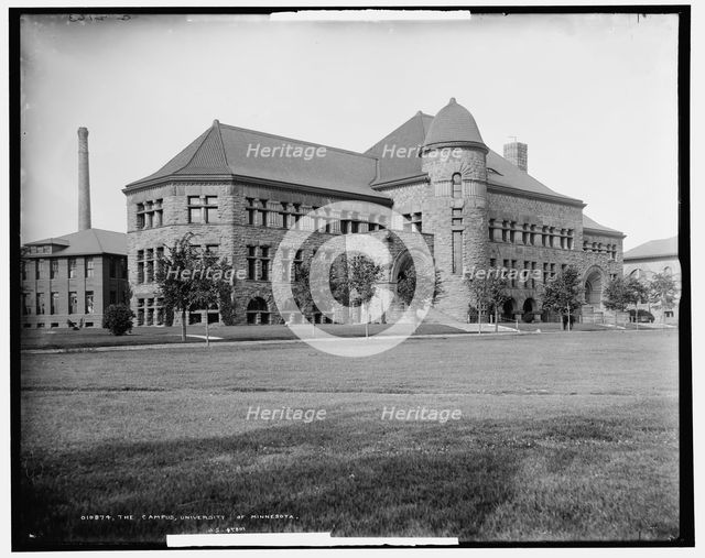 The Campus, University of Minnesota, c1905. Creator: Unknown.