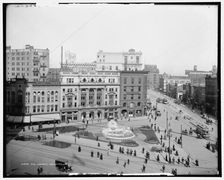 The Campus, Detroit, Mich., between Oct 1907 and Dec 1908. Creator: Unknown