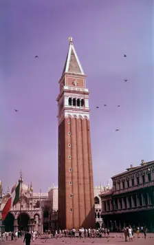 The Campanile, St Mark's Square, Venice, Italy, c1955. Creator: Arthur Charles Kirby Ware