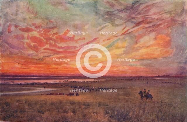 'The Campo', 1916. Artist: E.W Christmas.