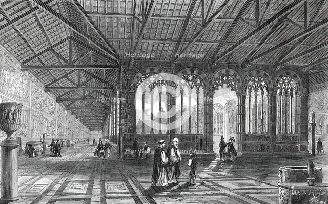 The Campo Santo, or Cemetery, Pisa, 1860. Creator: Macquaid.