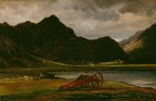 The Cannon at Derwentwater, 1837. Creator: Thomas Fearnley