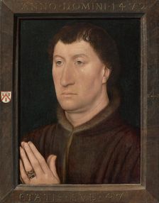 The Canon Gilles Joye, 1472. Creator: Hans Memling