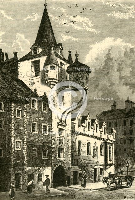 'The Canongate Tolbooth, Edinburgh', 1890.   Creator: Unknown.