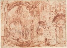 The "Canopus" of the Villa Adriana at Tivoli, 1776. Creator: Giovanni Battista Piranesi