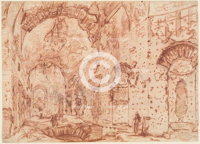 The "Canopus" of the Villa Adriana at Tivoli, 1776. Creator: Giovanni Battista Piranesi.