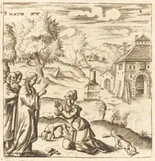 The Canaanite Woman, probably c. 1576/1580. Creator: Leonard Gaultier