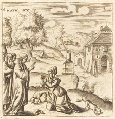 The Canaanite Woman, probably c. 1576/1580. Creator: Leonard Gaultier