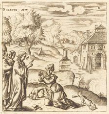 The Canaanite Woman, probably c. 1576/1580. Creator: Leonard Gaultier