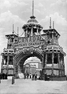 The Canadian Arch, Whitehall, London, 1902.Artist: HO Klein
