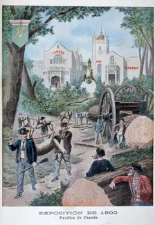 The Canadian pavilion at the Universal Exhibition of 1900, Paris, 1900