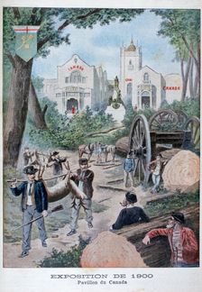 The Canadian pavilion at the Universal Exhibition of 1900, Paris, 1900
