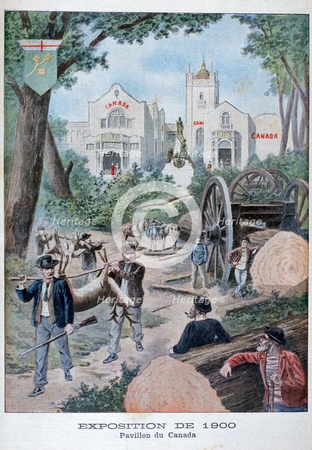 The Canadian pavilion at the Universal Exhibition of 1900, Paris, 1900. Artist: Unknown