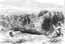 The Canadian Rifles at Wimbledon, 1872. Creator: C. R.