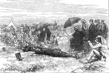 The Canadian Rifles at Wimbledon, 1872. Creator: C. R.