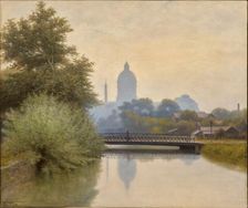 The Canal - Morning Effect, 1894. Creator: Richard Gruelle