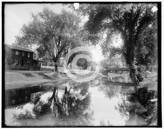 The Canal near Shickshinny, Pa., c1900. Creator: Unknown.