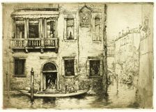 The Canal of the Little Saint, Venice, 1909. Creator: Donald Shaw MacLaughlan