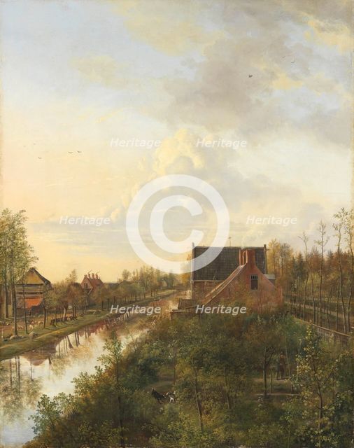 The Canal at ’s-Graveland, 1818. Creator: Pieter Gerardus van Os.