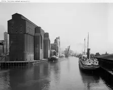 The Canal harbor, Buffalo, N.Y., c.between 1910 and 1920. Creator: William H. Jackson