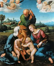 The Canigiani Holy Family (Sacra Famiglia Canigiani), ca 1506-1508