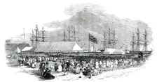 The Canterbury Colonists - scene at Gravesend, on Monday, 1850. Creator: Unknown