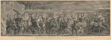 The Canterbury Pilgrims, 1810. Creator: William Blake