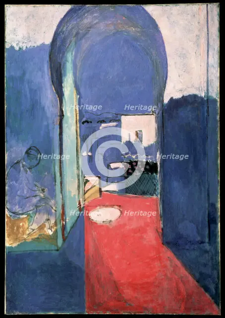 'The Casbah Gate', (right part of the Moroccan triptych), 1912-1913.  Creator: Henri Matisse.