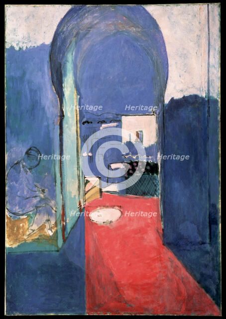 'The Casbah Gate', (right part of the Moroccan triptych), 1912-1913.  Creator: Henri Matisse.