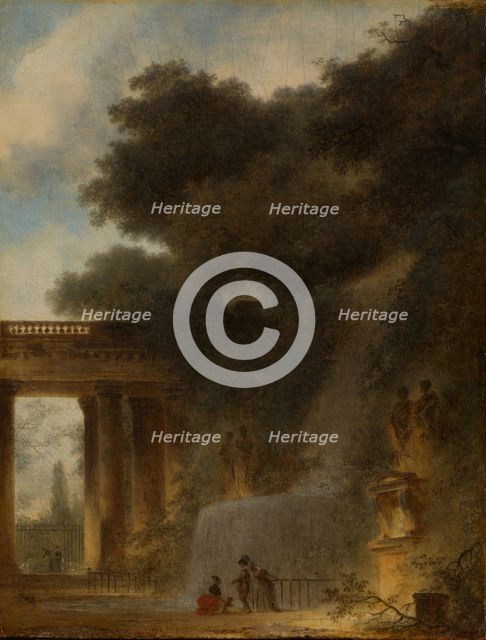 The Cascade, ca. 1775. Creator: Jean-Honore Fragonard.