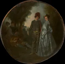 The Cascade. Creators: Jean-Antoine Watteau, Unknown