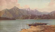 The Cascade Mountains 1916. Artist: Martin Mower