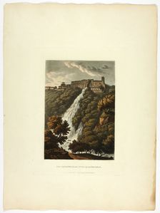The Cascatelle and Stables of Mecenas, plate thirty-three from the Ruins of Rome, pub. April 21, 179 Creator: Matthew Dubourg