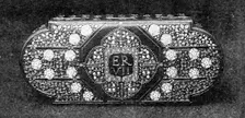 The case of the key presented to the King at the opening of the Victoria and Albert Museum, 1909. Creator: Unknown