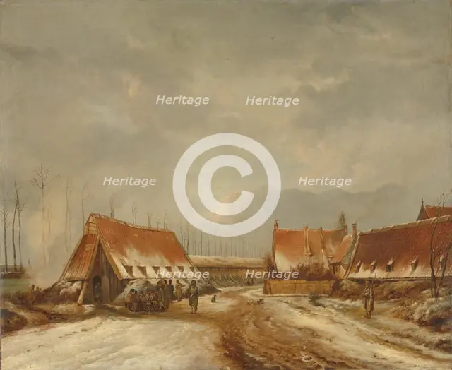 The Casemates before Naarden, 1814, 1814. Creator: Pieter Gerardus van Os.