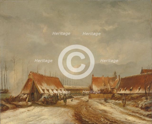 The Casemates before Naarden, 1814, 1814. Creator: Pieter Gerardus van Os.