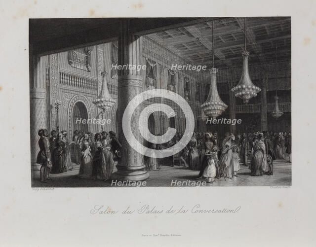 The Casino at the Kurhaus in Baden-Baden, 1840s.