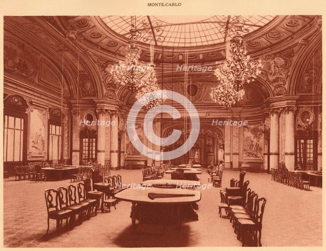 'The Casino. - Schmit's hall, Monte Carlo', 1930. Creator: Unknown.