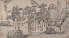 The Cassia Grove Studio, ca. 1532. Creator: Wen Zhengming