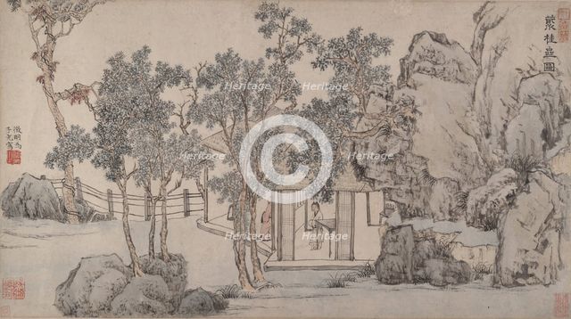 The Cassia Grove Studio, ca. 1532. Creator: Wen Zhengming.