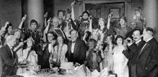 The cast from A Midsummer Night's Dream, the Green Room, Drury Lane Theatre, London, 1926-1927
