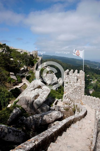 The Castelo dos Mouros, Sintra, Portugal, 2009. Creator: Samuel Magal.