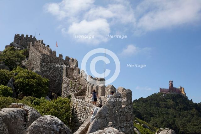 The Castelo dos Mouros, Sintra, Portugal, 2009. Creator: Samuel Magal.