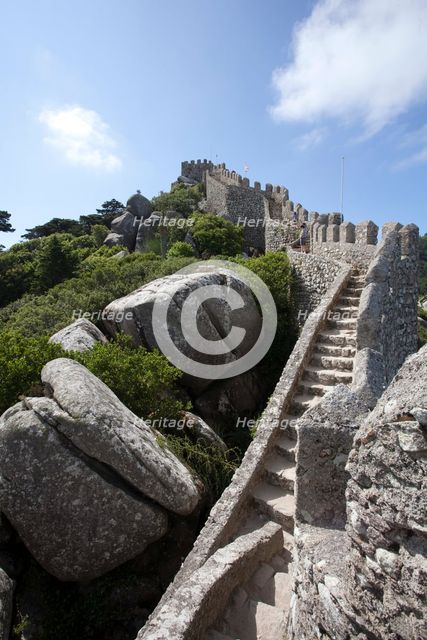 The Castelo dos Mouros, Sintra, Portugal, 2009. Creator: Samuel Magal.
