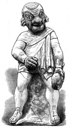 The Castellani Collection in the British Museum - the Glutton, (Roman comedy), 1873. Creator: Unknown